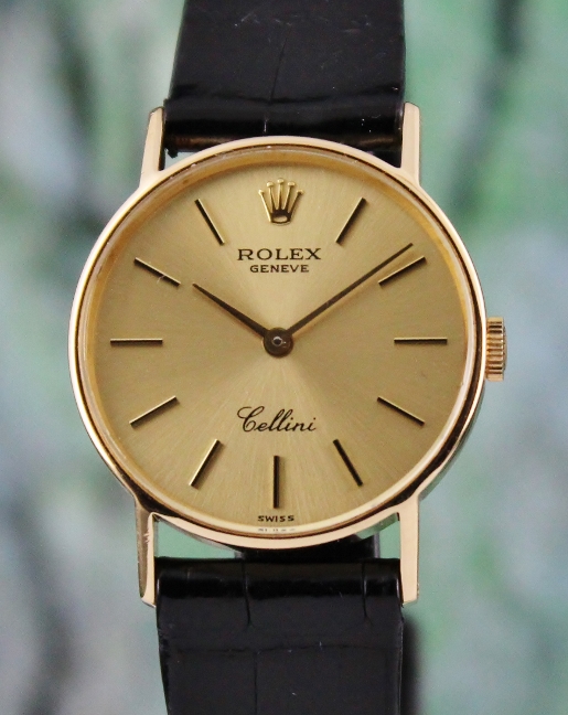 (image for) A ROLEX 18K YELLOW GOLD LADY SIZE MANUAL WINDING CELLINI / 4083